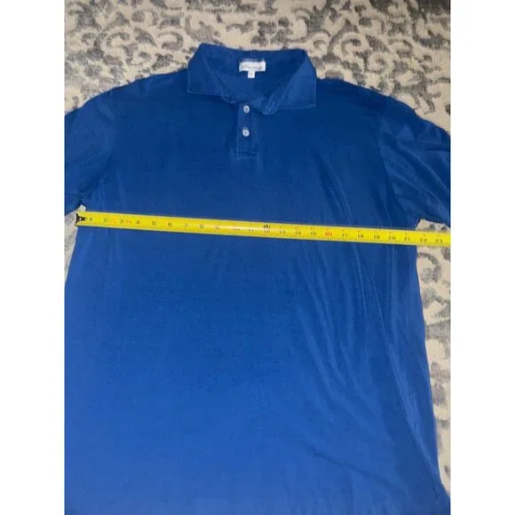 Peter Millar, blue polo shirt‎ men’s size large - Picture 3 of 5